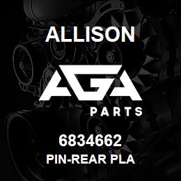 6834662 Allison PIN-REAR PLA | AGA Parts