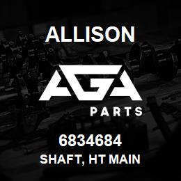 6834684 Allison SHAFT, HT MAIN | AGA Parts