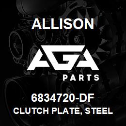 6834720-DF Allison CLUTCH PLATE, STEEL HT 2ND HT/V-700 (.116-.1231") | AGA Parts