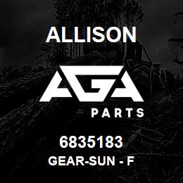 6835183 Allison GEAR-SUN - F | AGA Parts