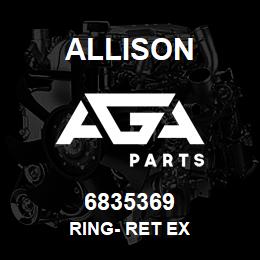 6835369 Allison RING- RET EX | AGA Parts