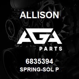 6835394 Allison SPRING-SOL P | AGA Parts