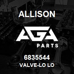 6835544 Allison VALVE-LO LO | AGA Parts