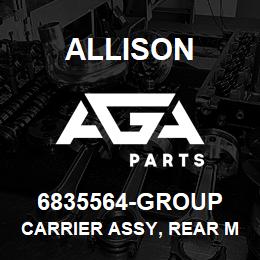 6835564-GROUP Allison CARRIER ASSY, REAR MT-640/643 | AGA Parts