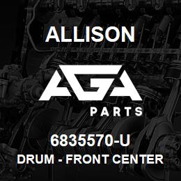 6835570-U Allison DRUM - FRONT CENTER REAR, MT-643/653 SERIES | AGA Parts