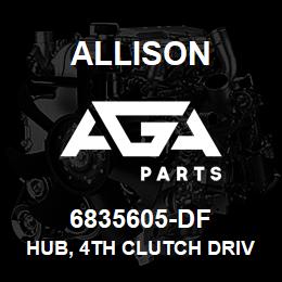 6835605-DF Allison HUB, 4TH CLUTCH DRIVE HUB | AGA Parts