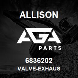 6836202 Allison VALVE-EXHAUS | AGA Parts