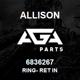 6836267 Allison RING- RET IN | AGA Parts