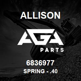 6836977 Allison SPRING - .40 | AGA Parts