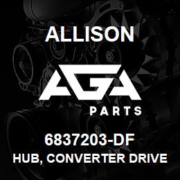 6837203-DF Allison HUB, CONVERTER DRIVE, EARLY BUSHING TYPE MT-643/653 | AGA Parts