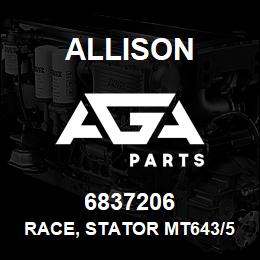 6837206 Allison RACE, STATOR MT643/53 | AGA Parts