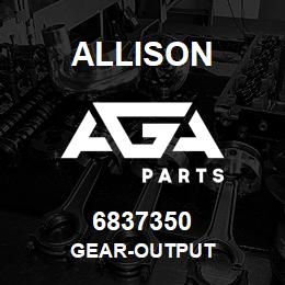 6837350 Allison GEAR-OUTPUT | AGA Parts