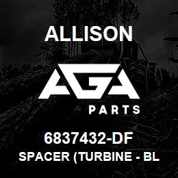 6837432-DF Allison SPACER (TURBINE - BLACK .060)" | AGA Parts