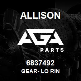 6837492 Allison GEAR- LO RIN | AGA Parts