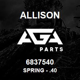 6837540 Allison SPRING - .40 | AGA Parts