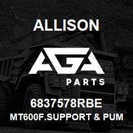 6837578RBE Allison MT600F.SUPPORT & PUMP ASSM-COM | AGA Parts