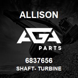 6837656 Allison SHAFT- TURBINE | AGA Parts