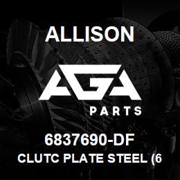 6837690-DF Allison CLUTC PLATE STEEL (6 EXT TH) - TT-2000 SERIES (10 PER UNIT) | AGA Parts