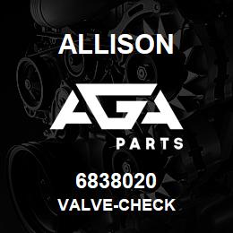 6838020 Allison VALVE-CHECK | AGA Parts