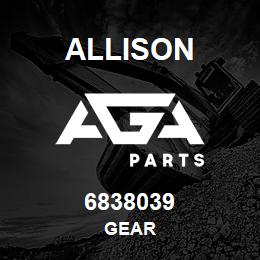 6838039 Allison GEAR | AGA Parts