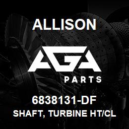 6838131-DF Allison SHAFT, TURBINE HT/CLBT | AGA Parts