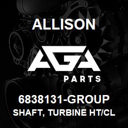 6838131-GROUP Allison SHAFT, TURBINE HT/CLT | AGA Parts