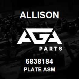 6838184 Allison PLATE ASM | AGA Parts