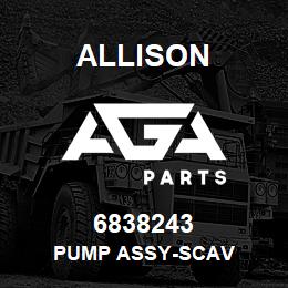 6838243 Allison PUMP ASSY-SCAV | AGA Parts