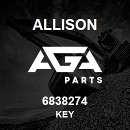 6838274 Allison KEY | AGA Parts