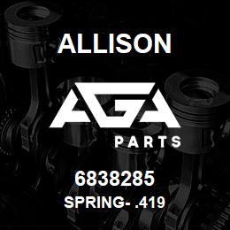 6838285 Allison SPRING- .419 | AGA Parts