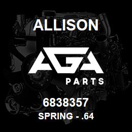 6838357 Allison SPRING - .64 | AGA Parts