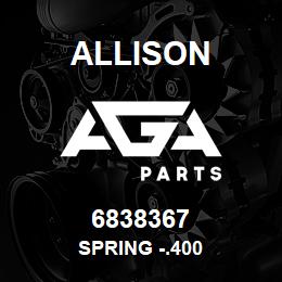 6838367 Allison SPRING -.400 | AGA Parts