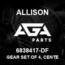 6838417-DF Allison GEAR SET OF 4, CENTER CARRIER | AGA Parts