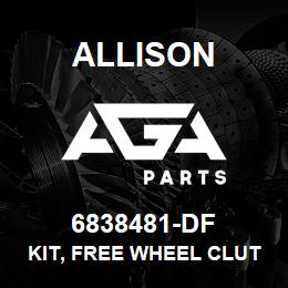 6838481-DF Allison KIT, FREE WHEEL CLUTCH KIT TT | AGA Parts