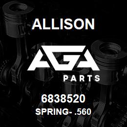 6838520 Allison SPRING- .560 | AGA Parts