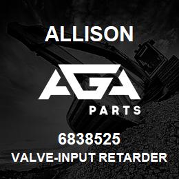 6838525 Allison VALVE-INPUT RETARDER 700 | AGA Parts