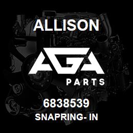 6838539 Allison SNAPRING- IN | AGA Parts