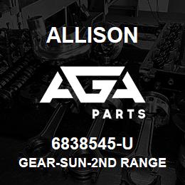 6838545-U Allison GEAR-SUN-2ND RANGE | AGA Parts