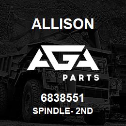 6838551 Allison SPINDLE- 2ND | AGA Parts