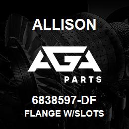 6838597-DF Allison FLANGE W/SLOTS | AGA Parts