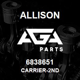 6838651 Allison CARRIER-2ND | AGA Parts