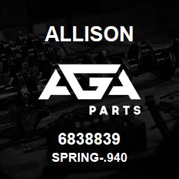 6838839 Allison SPRING-.940 | AGA Parts