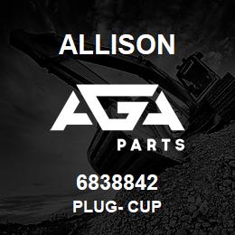 6838842 Allison PLUG- CUP | AGA Parts