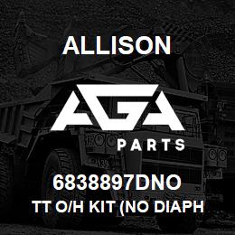 6838897DNO Allison TT O/H KIT (NO DIAPHRAM) | AGA Parts