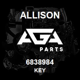 6838984 Allison KEY | AGA Parts