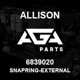 6839020 Allison SNAPRING-EXTERNAL | AGA Parts