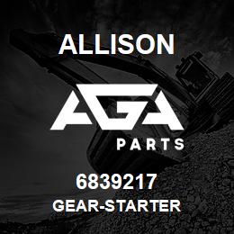 6839217 Allison GEAR-STARTER | AGA Parts