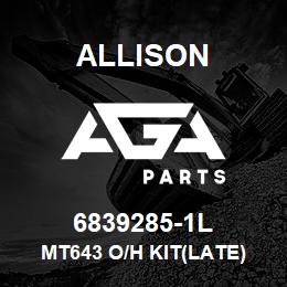 6839285-1L Allison MT643 O/H KIT(LATE) | AGA Parts