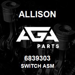 6839303 Allison SWITCH ASM | AGA Parts