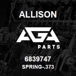 6839747 Allison SPRING-.373 | AGA Parts